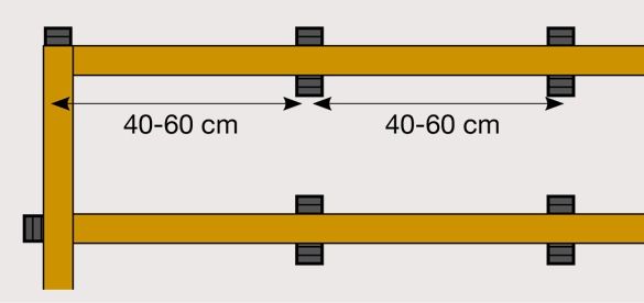 200 Cales fourchettes Forkpad 2-3-4-5 mm pour terrasse - COBRA