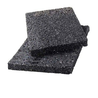 Cales isolantes caoutchouc Rubberpad 90x90x8 mm NIVO - Boîte de 24 cales