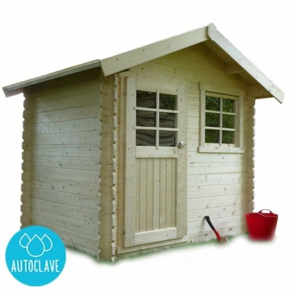 Abri de jardin traité NIMES 238 x 238 cm - 5,66 m²