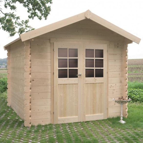 Abri de jardin traité NIMES 238 x 238 cm - 5,66 m²