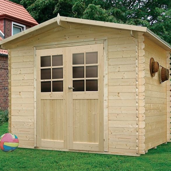 Abri de Jardin en Bois AMBERG 7,39 m² - 298 x 248 cm -S8603