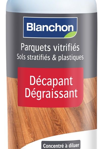 Décapant dégraissant parquets vitrifiés et sols stratifiés - 1 Litre - BLANCHON