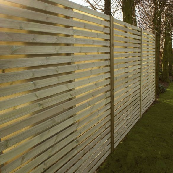 Panneau pare-vue bois STRADA 180x178 cm traité autoclave