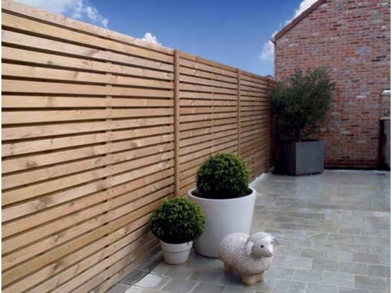 Panneau pare-vue bois STRADA 180x178 cm traité autoclave