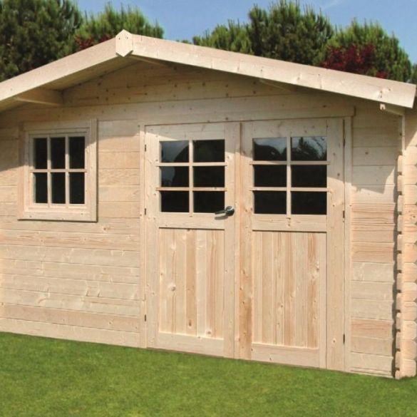 Chalet bois 34mm SALZBURG 388 x 298 cm 11,56m² - S8964