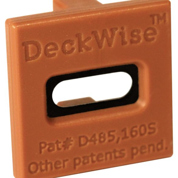 Clips invisibles pour terrasse bois dur - 185 Clips + 200 vis Inox 4,4x50 mm - DECKWISE