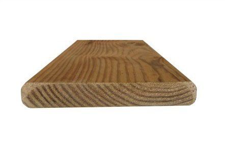 Lame terrasse Béquia L. 2,32 m 115x22 mm en pin Classe 4 marron