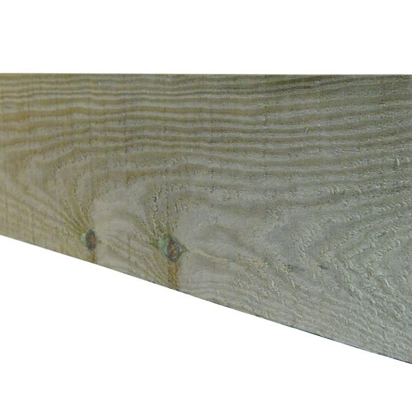 Volige bois autoclave Long. 2,40m - 200x18 mm - Pin brut traité Classe 4