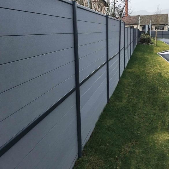 Lame de clôture composite ardoise 1800x150x20 mm - Evoluclos DEBARGE