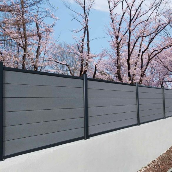 Lame de clôture composite ardoise 1800x150x20 mm - Evoluclos DEBARGE