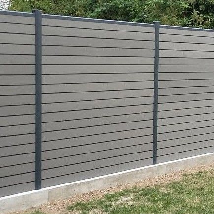 Lame de clôture composite ardoise 1800x150x20 mm - Evoluclos DEBARGE