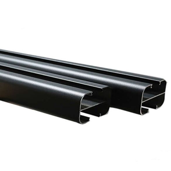 Poteau alu First 2300x74x48 mm pour clôture Bali Evoluclos - RAL 7016