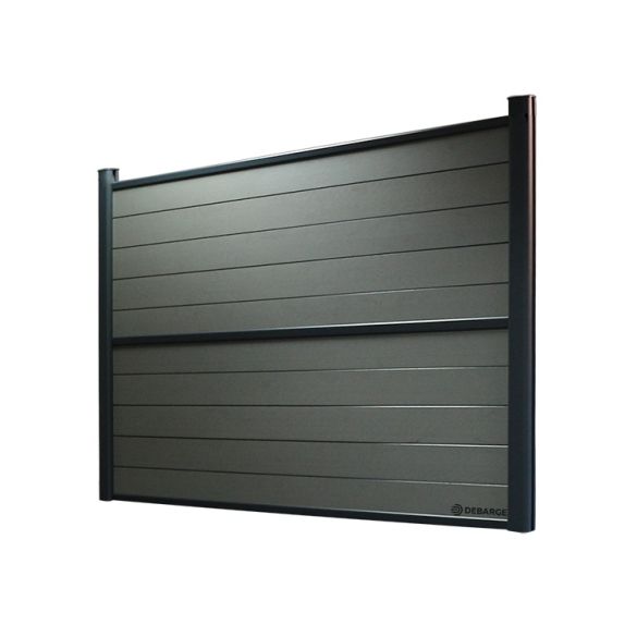 Profil d'encadrement alu 1,80 m pour clôture Bali Evoluclos - RAL 7016