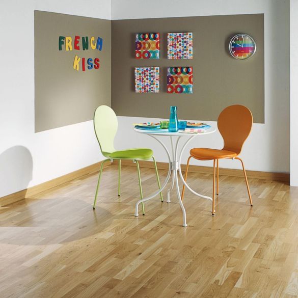 Parquet contrecollé Orféo 139 chêne vernis 1500 x 139 x 11 mm PANAGET