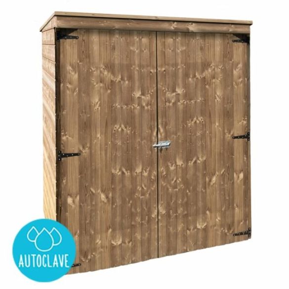 Abri de rangement toit plat 183 x 90 cm autoclave