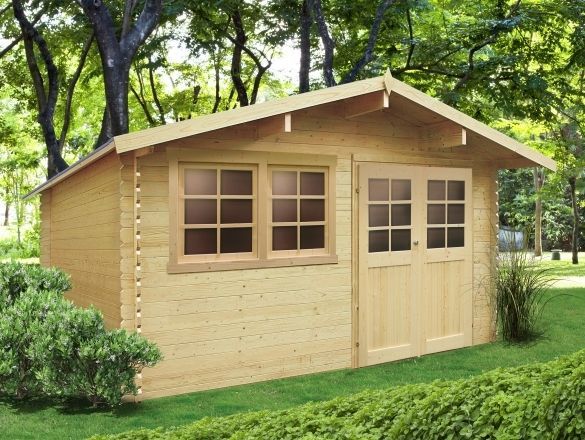 Abri jardin traité NIORT 418 x 298 cm - 12,46m² - S8308
