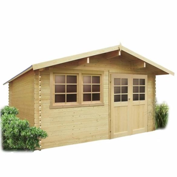 Abri jardin traité NIORT 418 x 298 cm - 12,46m² - S8308