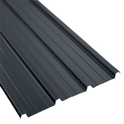 Tôle Bac acier de couverture 2,50 m 1004/0,63 mm Gris anthracite 7016
