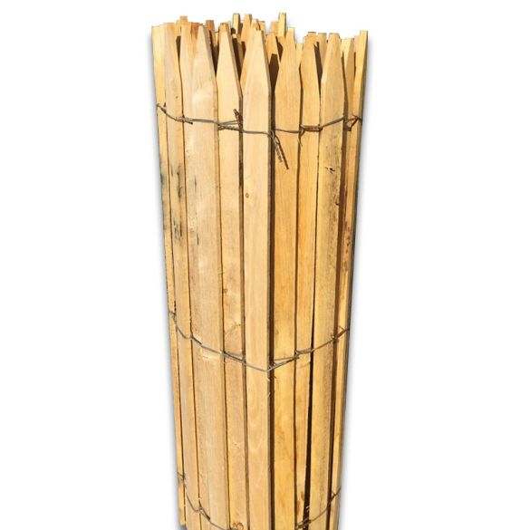 Ganivelle châtaignier scié H. 1,20 m Long. 5 ml - Écartement 4/5 cm