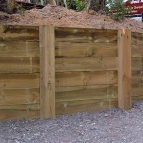 Poteau bois 12x12 cm Long. 1,20 m en pin traité Classe 4