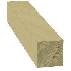 Chevron en pin traité Cl4 3000x150x150 mm