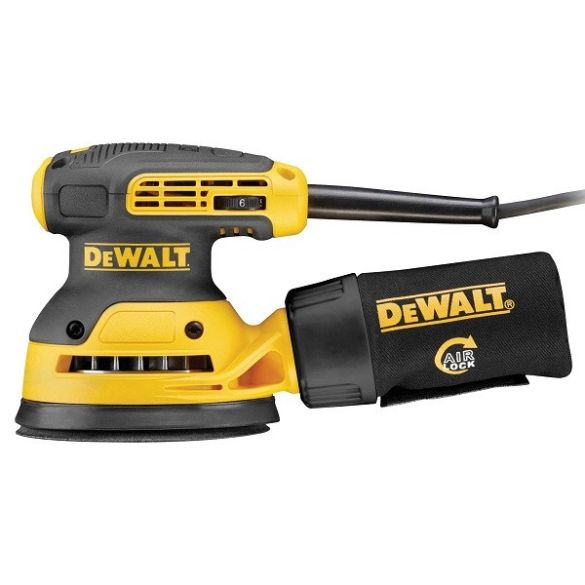 Ponceuse excentrique  filaire 280 W Ø125 mm DEWALT DWE6423