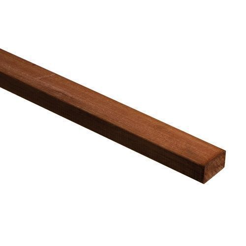 Lambourde bois exotique 65x40 mm pour terrasse - Long. 3,35 m