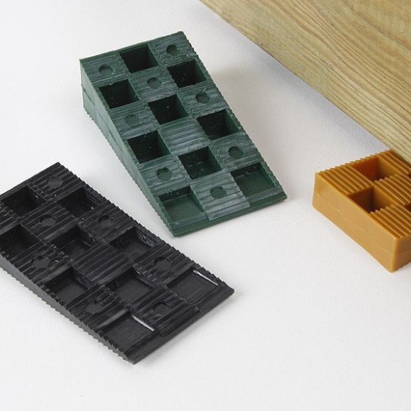 60 Cales crantées 10/20/30mm Wedgepad pour lambourdes terrasse