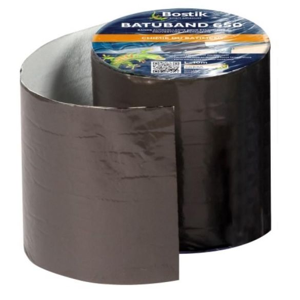 Bande étanchéité 15 cm x 10ml autocollante à froid BATUBAND 650 Gris 