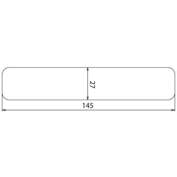 Lame terrasse L.3,30 m en pin du nord US marron 145 x 27 mm