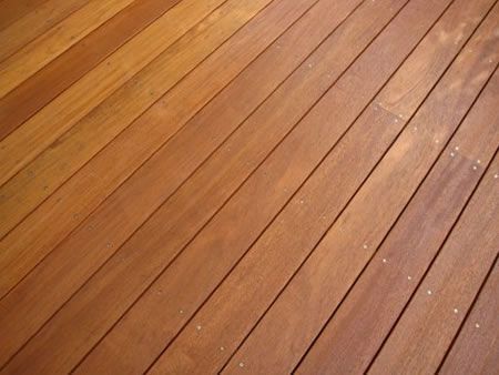 Lame terrasse en MERBAU lisse à visser 4200 x 140 x 20 mm