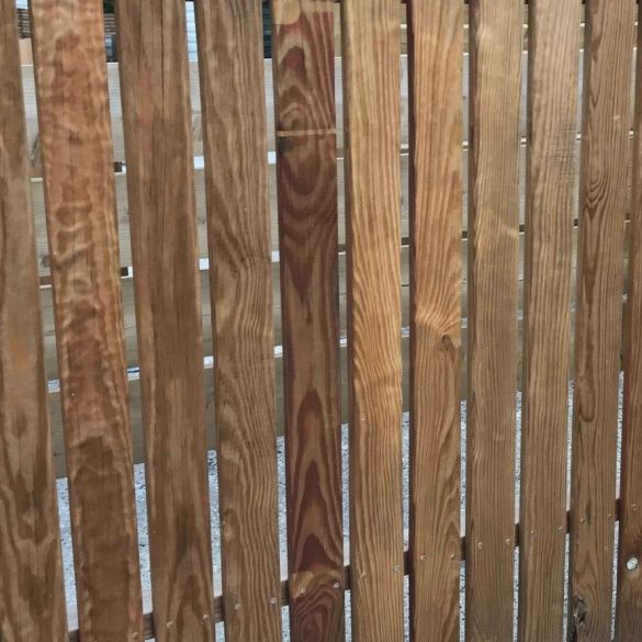 Lame en pin maritime L. 2,00 m - Classe 4 marron - 145x22 mm