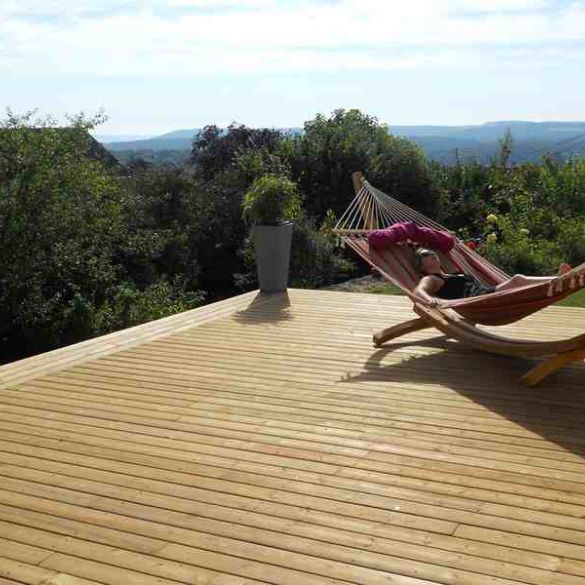 Lame terrasse en pin du nord Cl4 huilé PROLIN 3900x120x28 mm