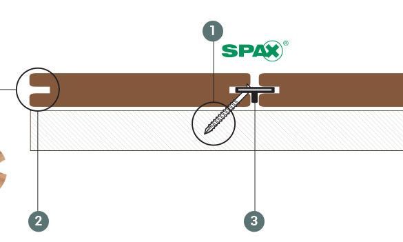 Kit de 450 clips invisibles pour 27m² de terrasse bois - Hardwood NOVLEK
