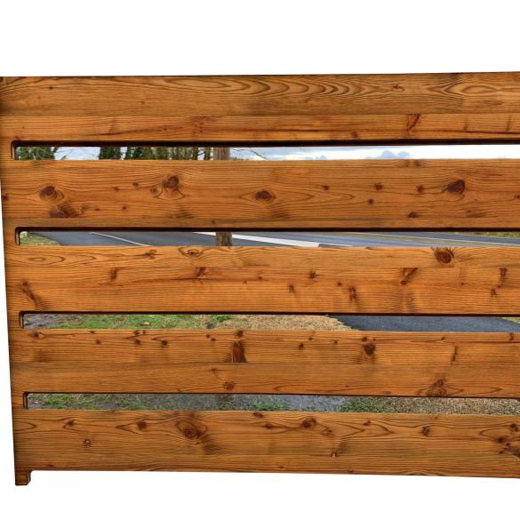 Claustra bois ATHAL Haut. 1,12 m L. 1,65 m autoclave marron