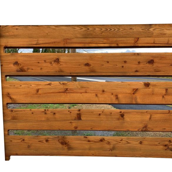 Claustra bois ATHAL Haut. 71,2 cm L. 1,65 m autoclave marron