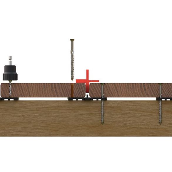 Lame terrasse ipé large L. 2,75m 185x20 mm à visser