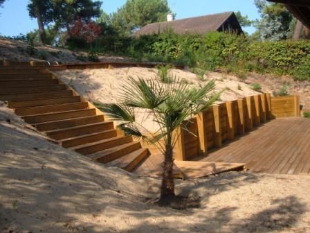 Planche pour mur de soutènement bois Ép. 27 mm - 300x20 cm en pin classe 4