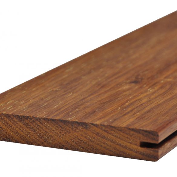 Lame terrasse MERBAU L. 2,70 m 140x20 mm - Fixations invisibles - Profil Clip Classic