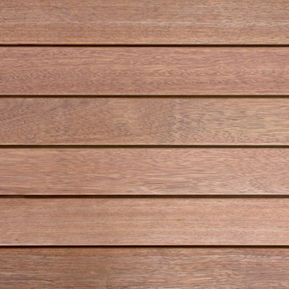 Lame terrasse MERBAU L. 3,00 m 140x20 mm - Fixations invisibles