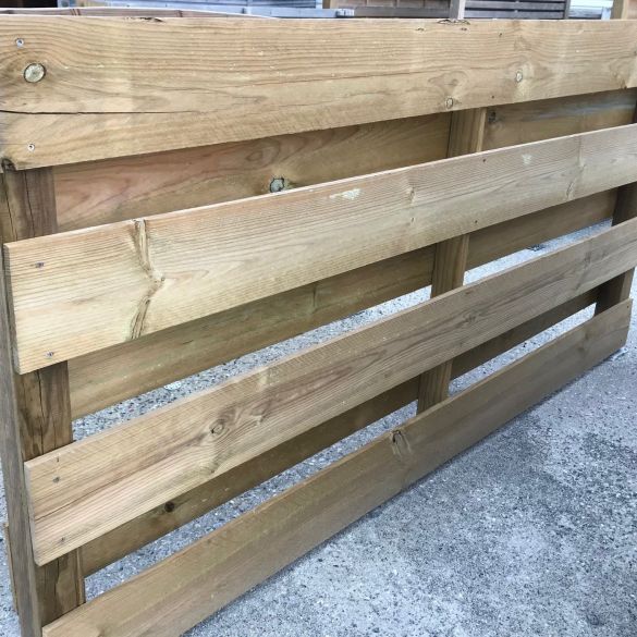 Volige bois autoclave Long. 2,40m - 250x18 mm - Pin brut traité Classe 4