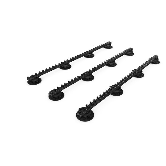 Rail PR24 pour lames de terrasse 120 mm - Long. 1984 mm - GRAD