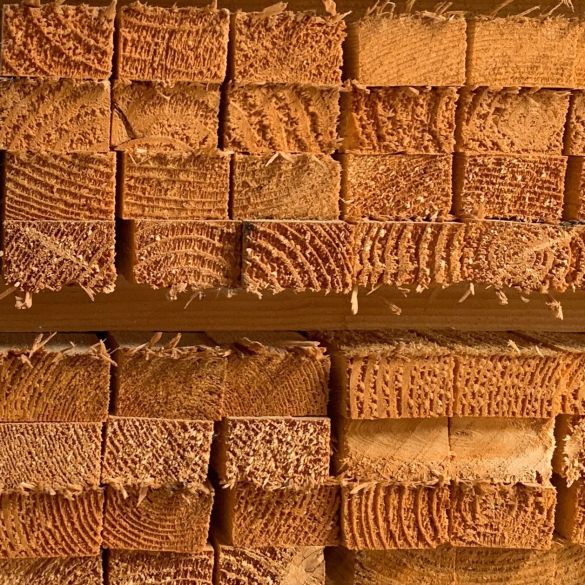 Liteau Sapin/Epicéa 45x22 mm Long. 4m traité classe 2