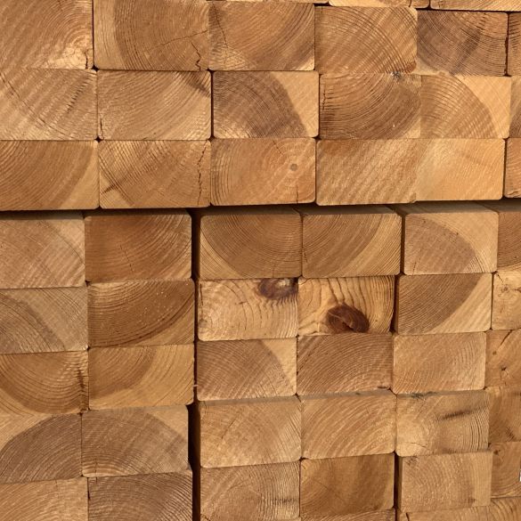 Ossature pin rabotée 3,90 m 70x45 mm Classe 2