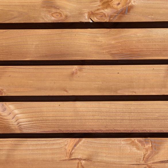 Tasseau bardage claire voie 45x45 mm L. 3,00m traité Classe 3 marron