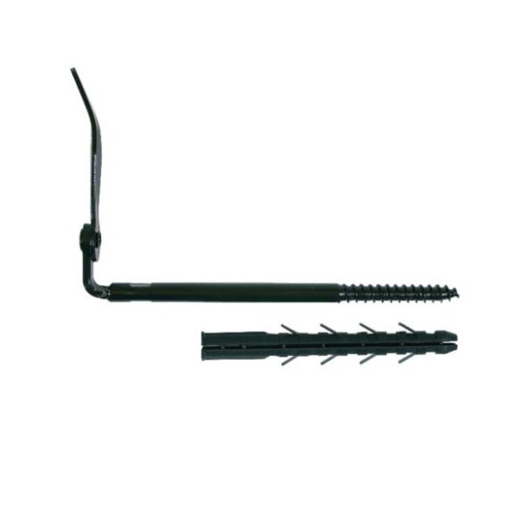 Arrêt de volet matériaux creux L.190 mm Ø10 mm + cheville