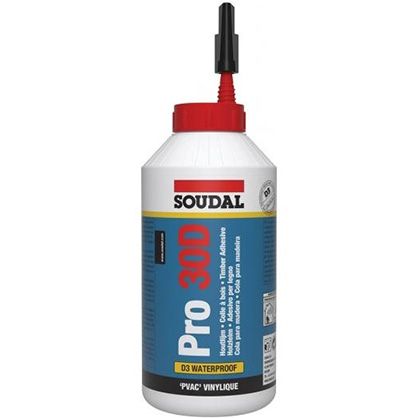 Colle à bois prise rapide PRO 30D 750g - 108769 - SOUDAL