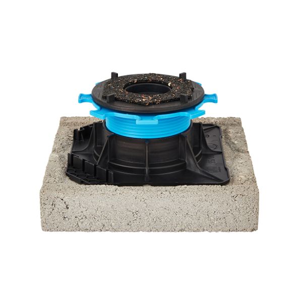 Dalle stabilisatrice 250x250x46 mm pour plot PVC terrasse ALKERN