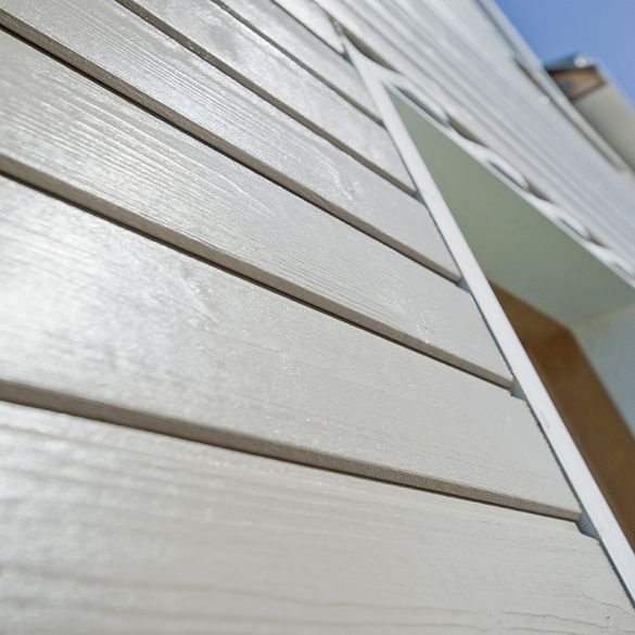 Corniere d'angle Gris lumière 3000x55x55 mm - Sapin traité Cl3