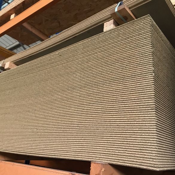 Panneau Aggloméré hydrofuge en pin des Landes P5 CTBH Ép. 38 mm 3060x1850 mm